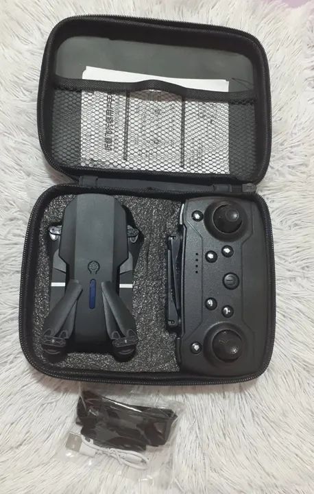 Drone e99, 2 câmeras, grava e tira foto - Foto 3