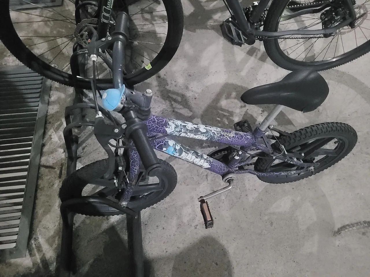 Bicicleta Infantil Roxa com Design Exclusivo