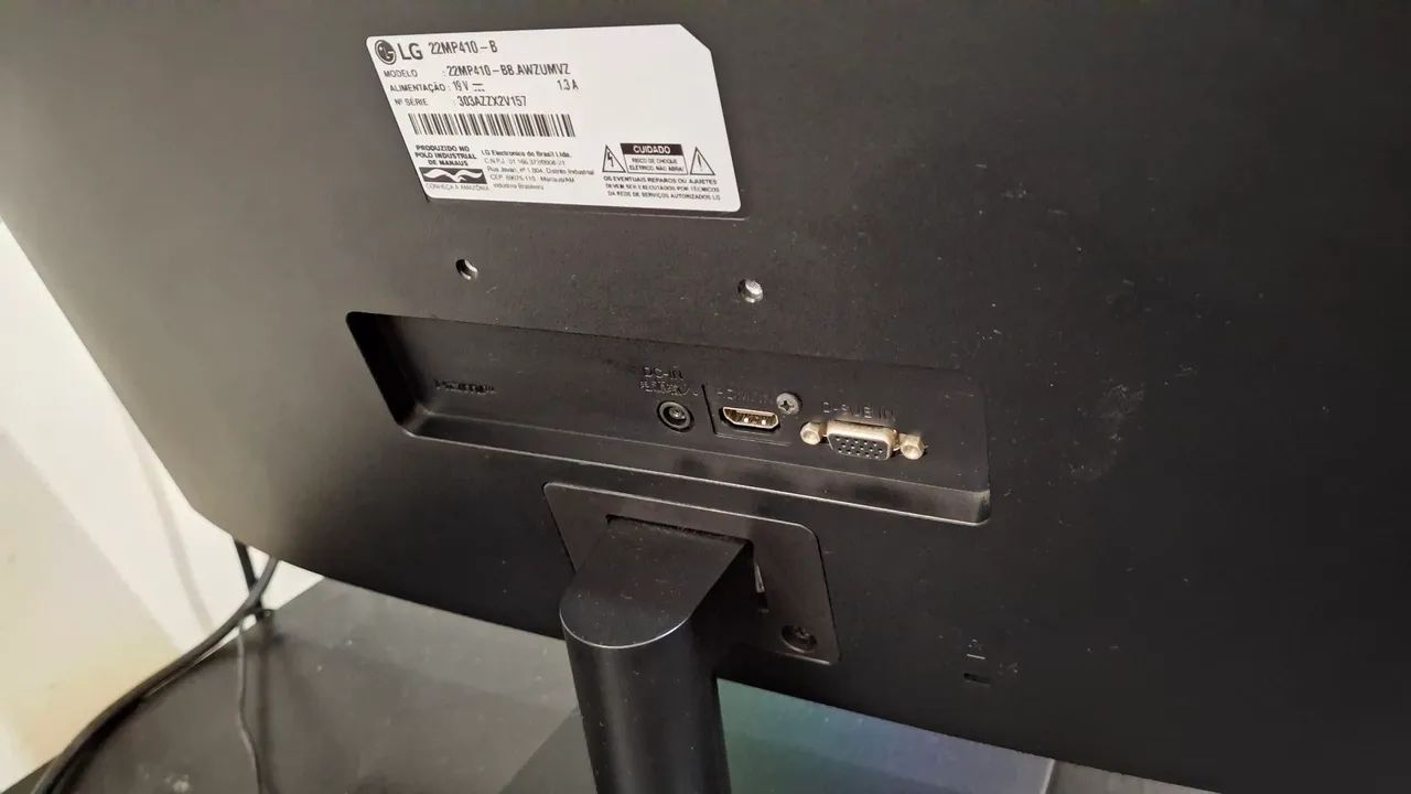 Monitor LG - 21.5 pol 75 hz 5ms  tecnologia amd freesync - Foto 3