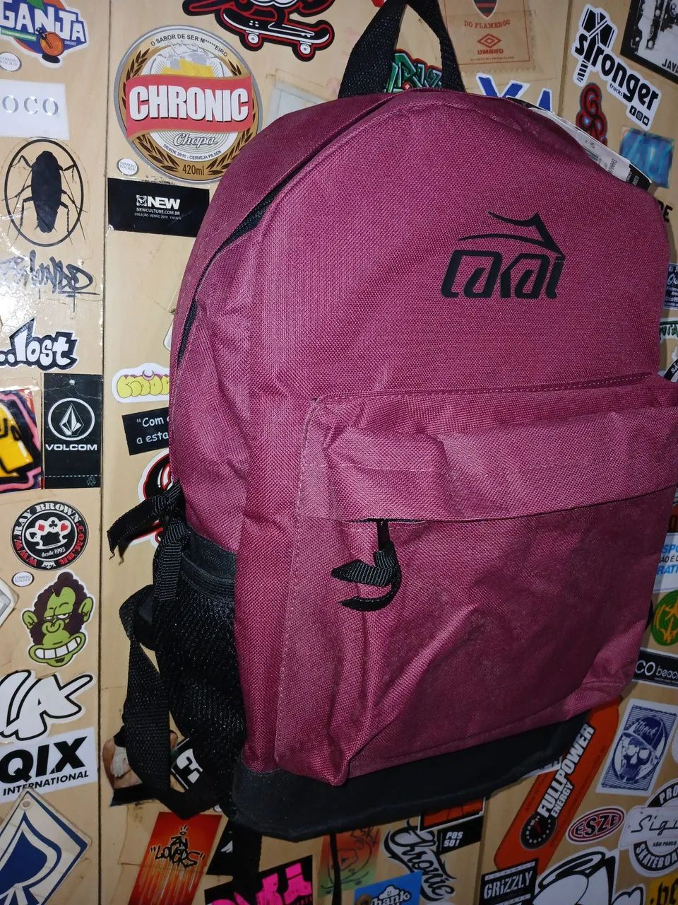 Mochila lakai nova cor vinho  - Foto 3