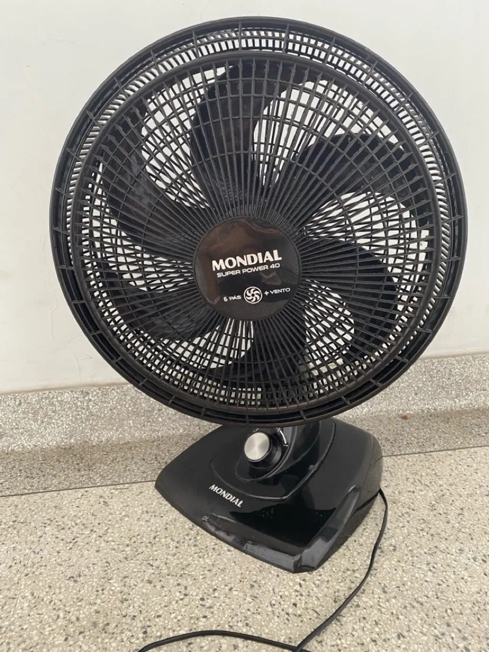 Ventilador Mondial 6 pas Super Power 40cm
