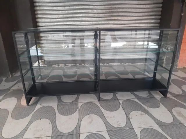 Balcão de Atendimento Vitrine Estilo Industrial - GALVANIZADO - FRETE GRÁTIS! - Foto 5