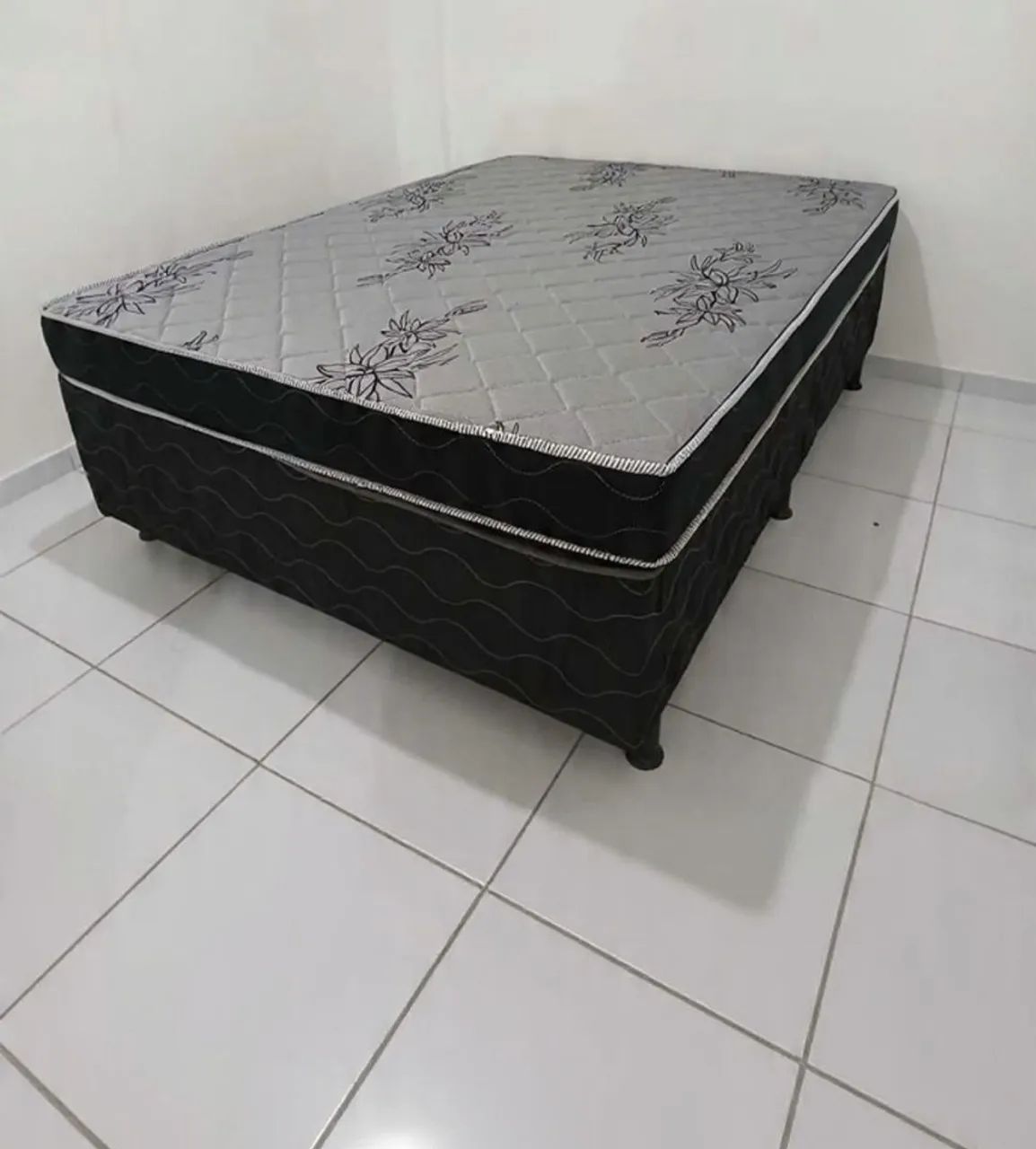 Cama box casal base e colchão  - Foto 2