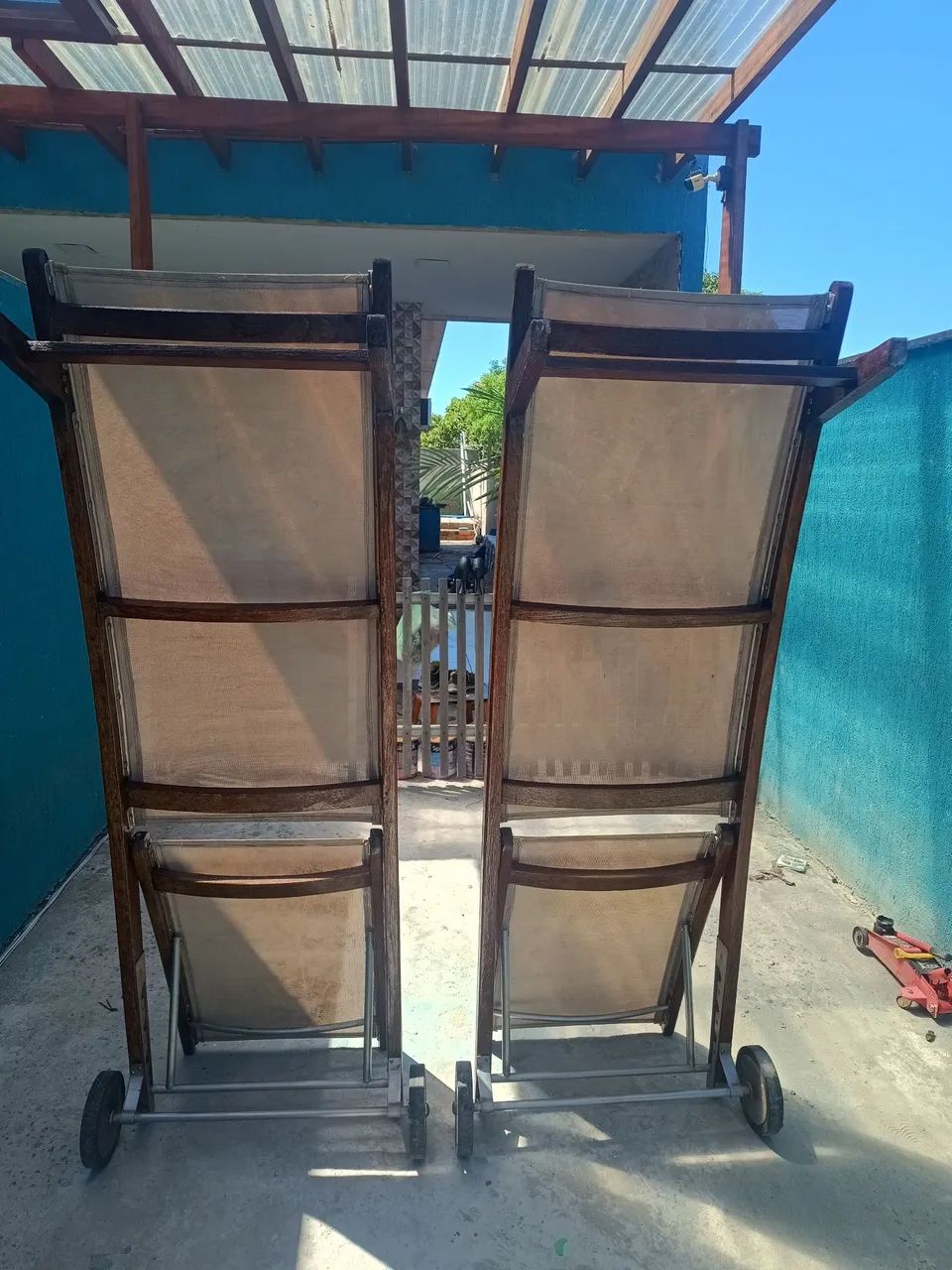 Cadeiras de Sol em Madeira - Ótimo estado! - Foto 2