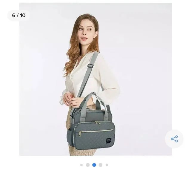 bolsa transversal maternidade lequeen