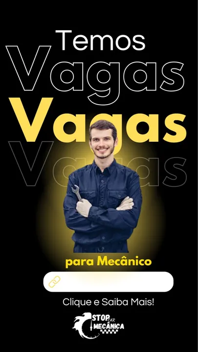 VAGA PARA MECÂNICO