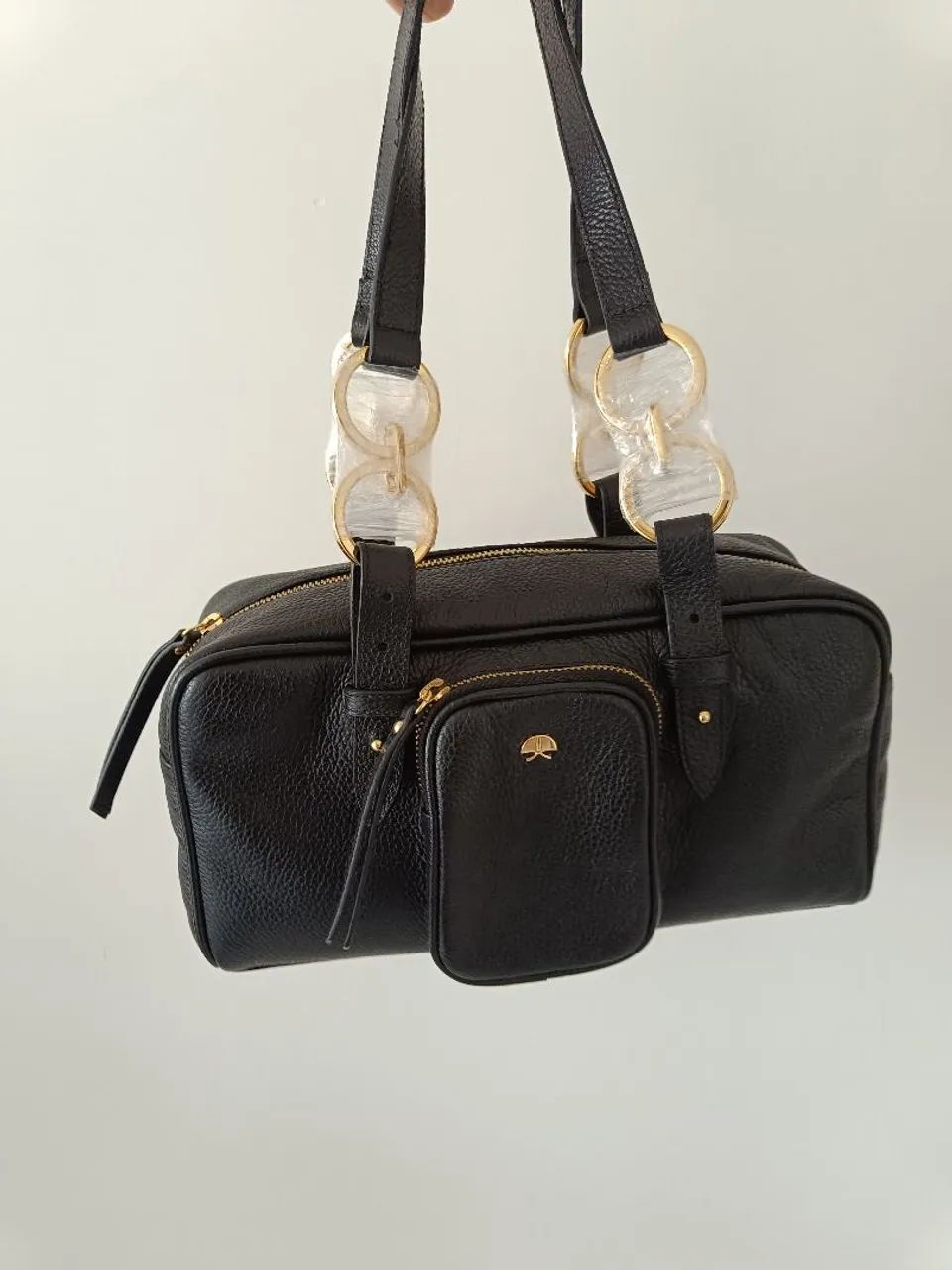 Bolsa Luiza Barcelos NOVA ORIGINAL COURO LEGÍTIMO  - Foto 5