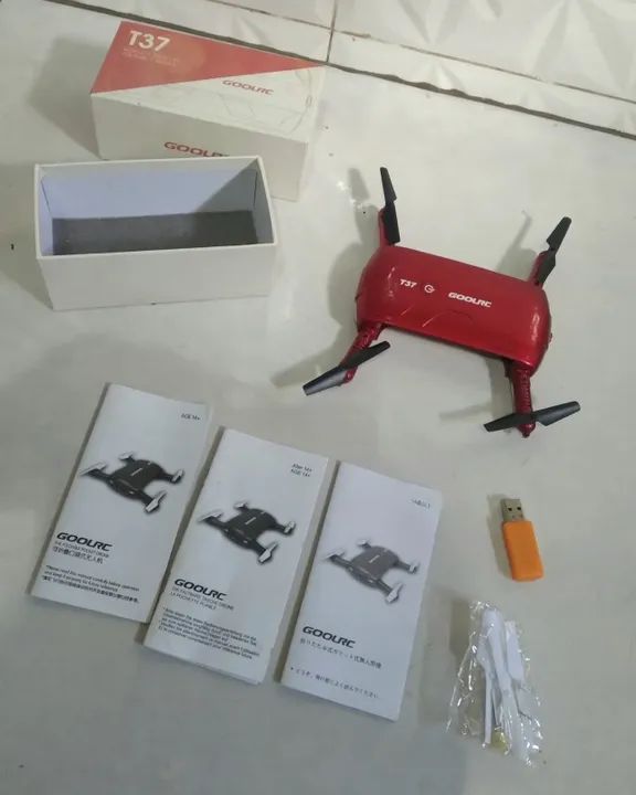 Mini Drone Portátil GooLRC T37 com Câmera HD Manual e Acessórios - Foto 4