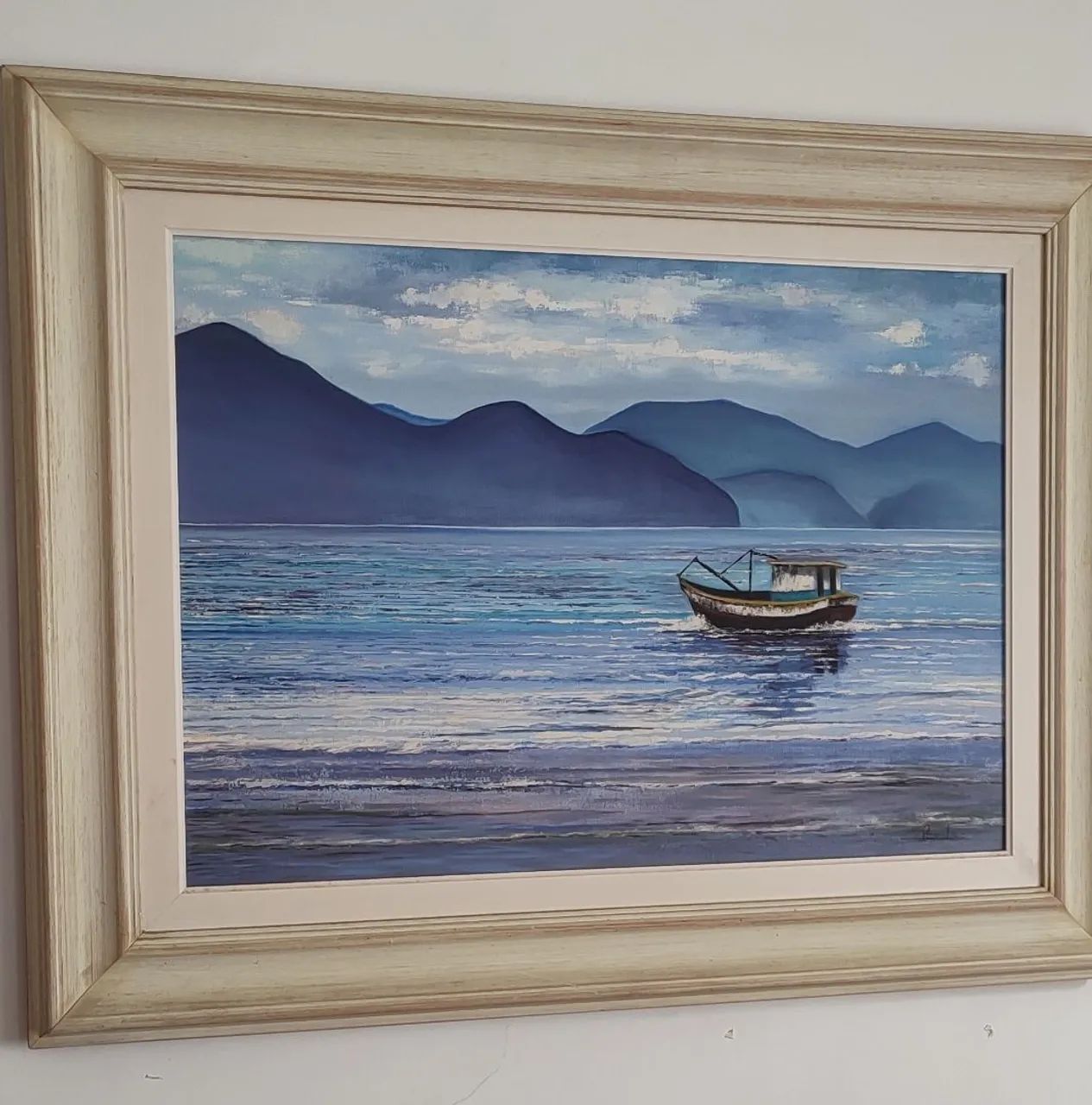 Quadro Mar Azul - Foto 3