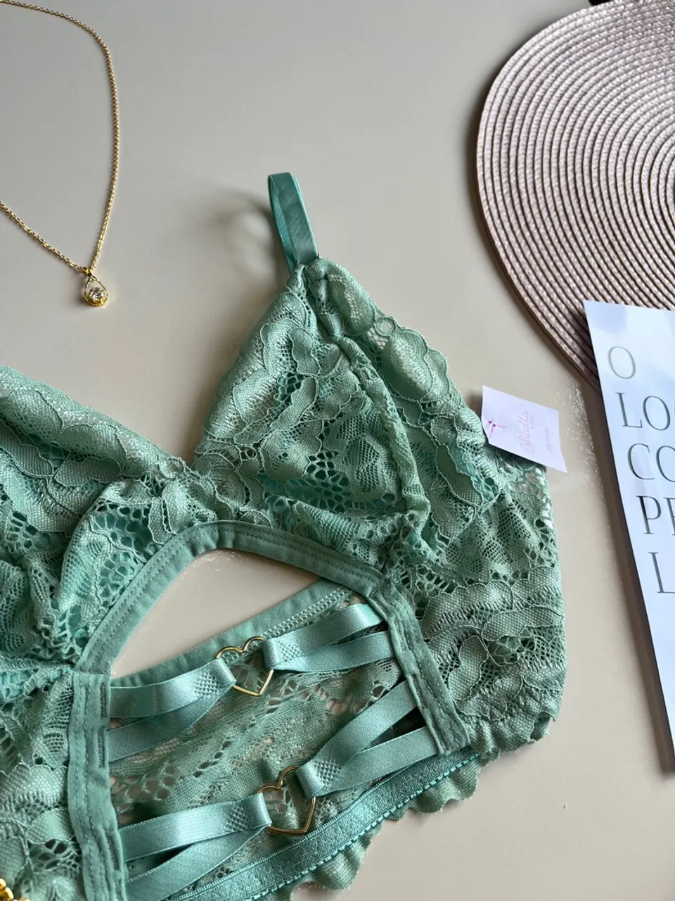 Conjunto lingerie 3 peças