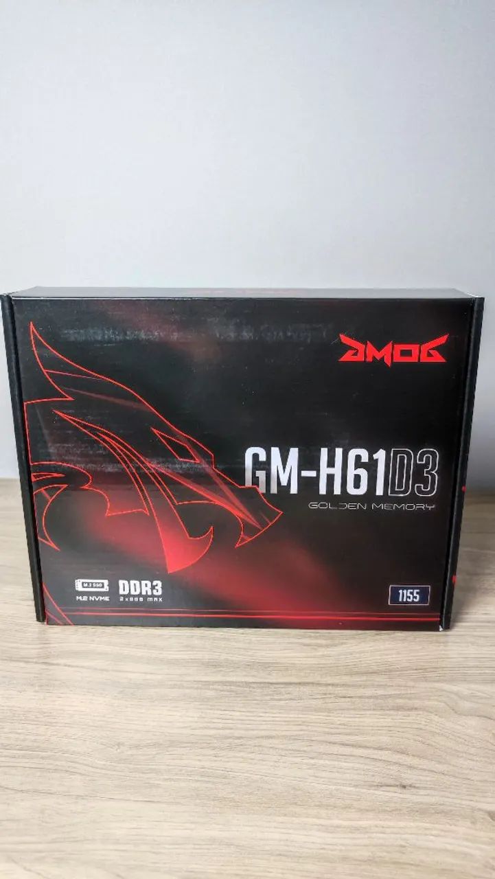 Placa Mae Gmog H61 Ddr3 M.2 Nvme Rede 100/1000 Lga 1155 - Somente Venda - Foto 2