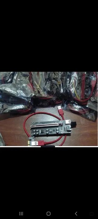 Cabo GPU - riser 009 PCI cabo molex -ADD2PSU - Foto 5