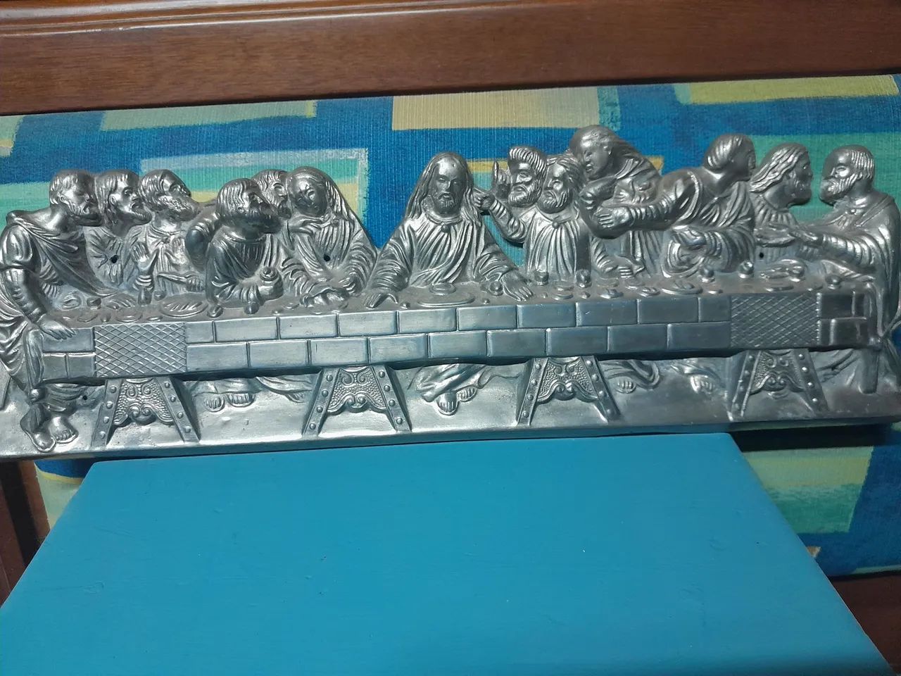 Santa ceia em metal - Foto 4