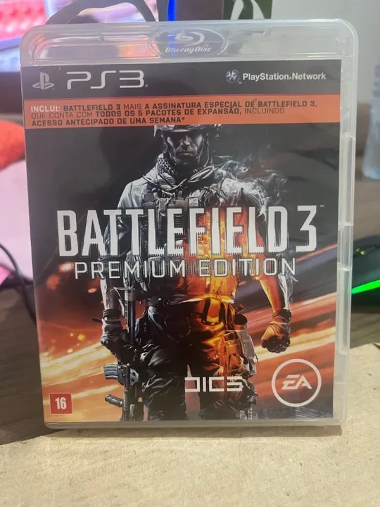 Jogo Ps3 Battlefield 3 Mídia Física