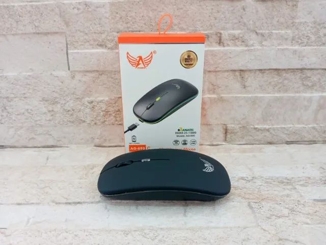 Mouse sem Fio Recarregável Ergonômico com 4 Botões - Foto 3