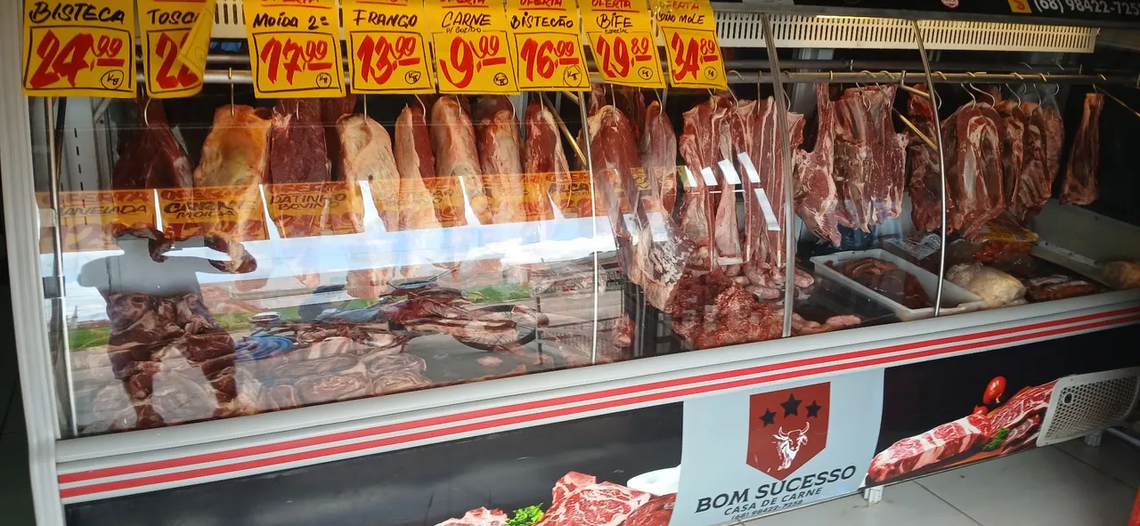 Balcão Expositor de Carnes Refrigerado - Bom Sucesso
