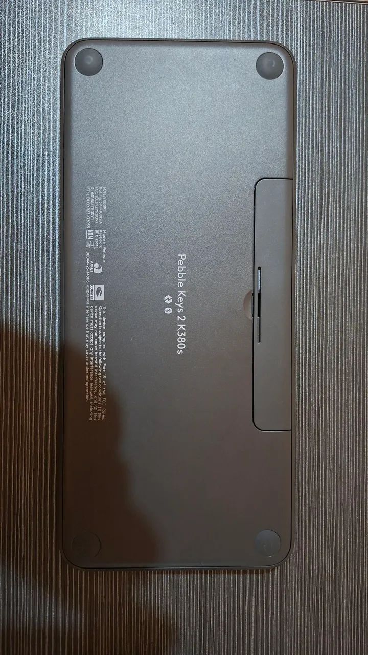 Logitech Pebble Keys 2 K380S Keyboard, Bluetooth + Pebble 2 M350S Mouse - Graphite64186562120963123