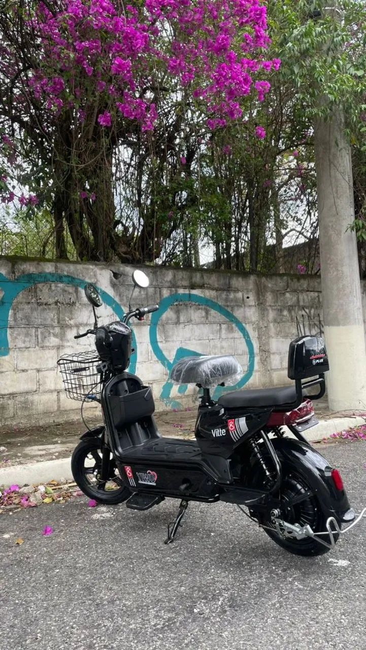 Bicicleta Elétrica Scooter Yiwu Vitte Plus Bivolt 800w 48v - Foto 3
