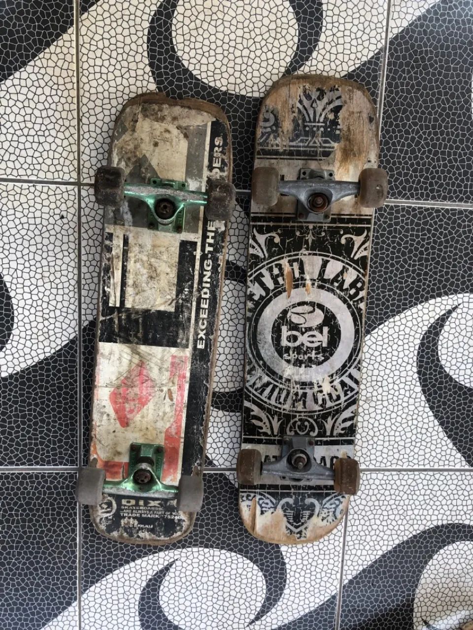 Skates usados para sair hoje