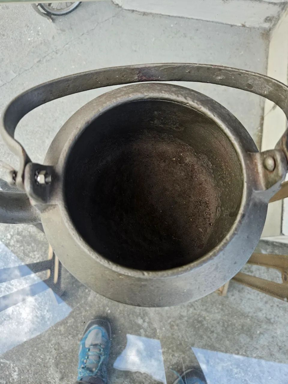 Chaleira ferro fundido - Foto 3