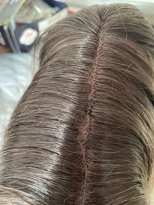 Peruca loira com franja wig - Foto 4