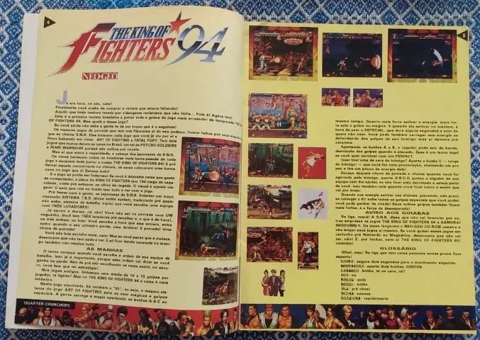 Revista Quem É Quem The King Of Fighters 94 Nº 01 - Foto 2
