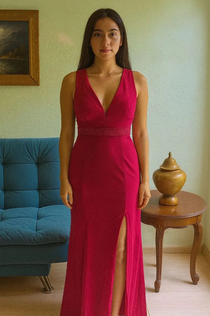 Vestido novo para festa longo Pano Chick - Foto 2