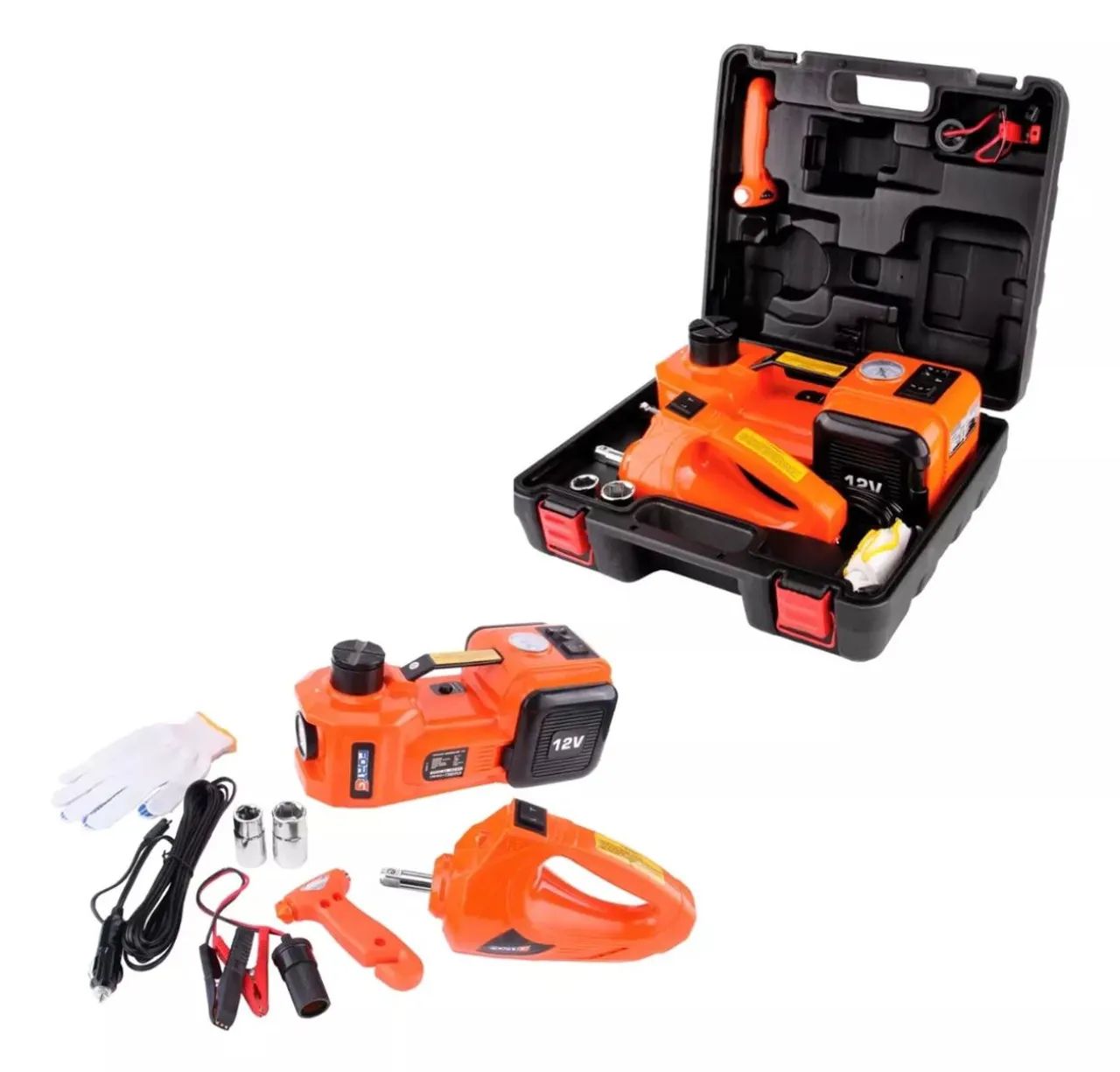 MACACO ELETRICO HIDRÁULICO 4 EM 1 12V - Foto 2