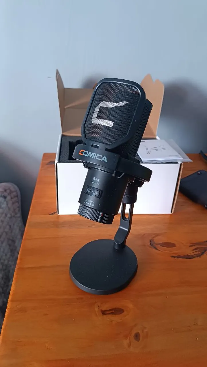 Microfone Condensador Comica Ejoy Uni Pro - Novo