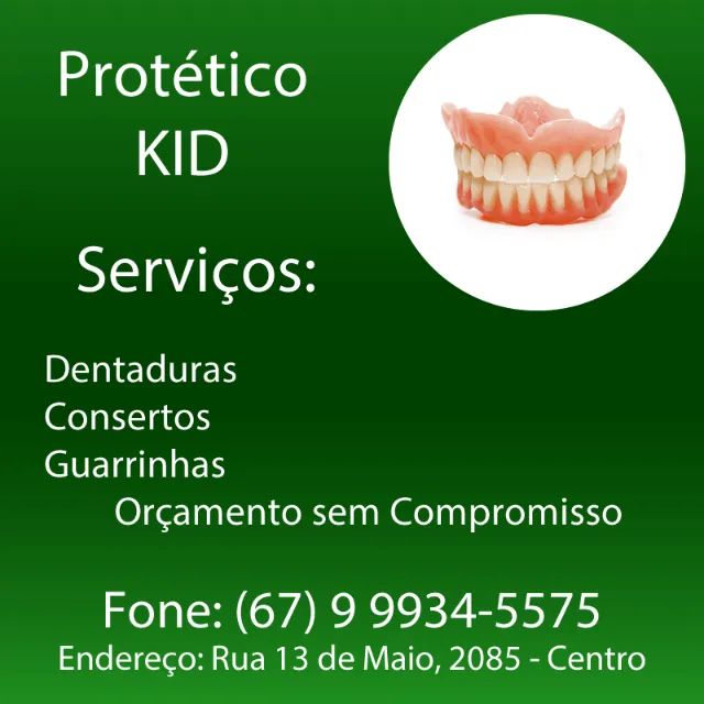 Faça uma dentadura nova | Prótese Dentária