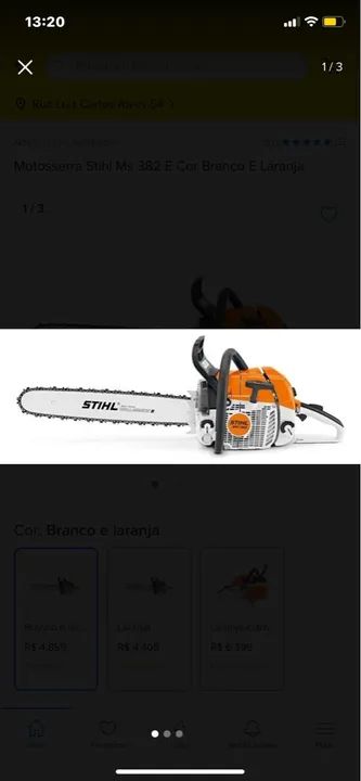 Motosserra Gasolina Stihl Original Nota Fiscal - Foto 2