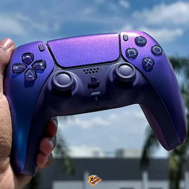 Comando Ps5 Roxo Controle Dualsense PS5 Roxo Chroma Indigo - Sony | Cor vibrante e ...
