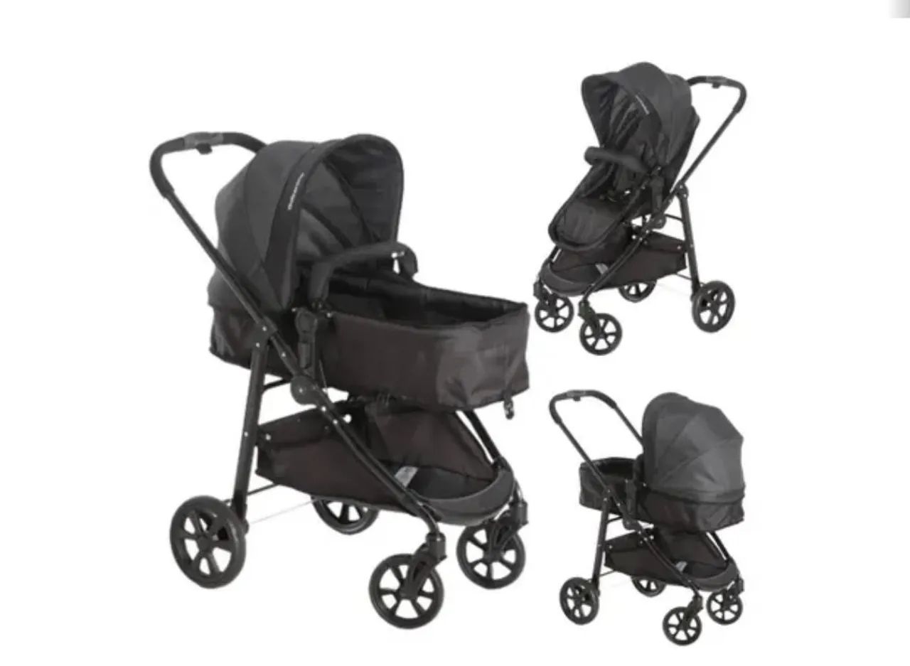 Carrinho de Bebê - Preto - Novo - Foto 3