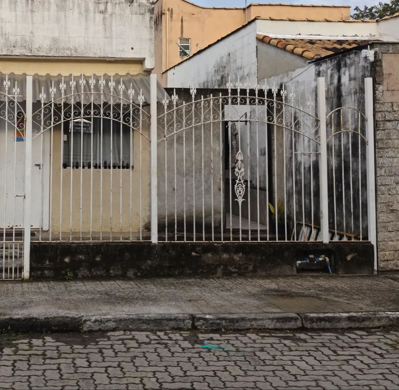 Grade com Portão - Ponta de lança - 8 metros