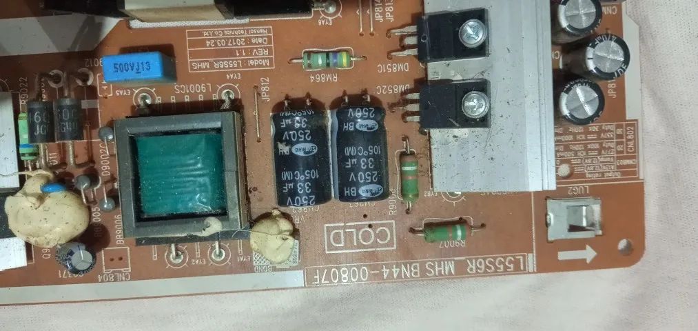 Placa Fonte TV Samsung BN44-00807F L55S6R Original - Foto 3