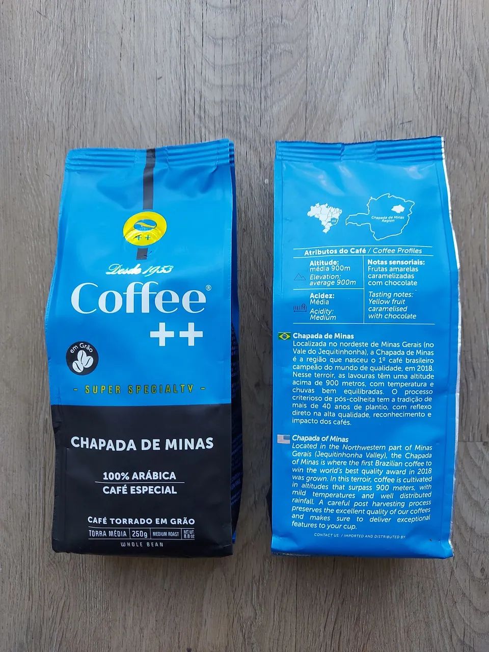 Kit 2 Cafés Chapada de Minas em grão 250g - R$60 - Foto 2