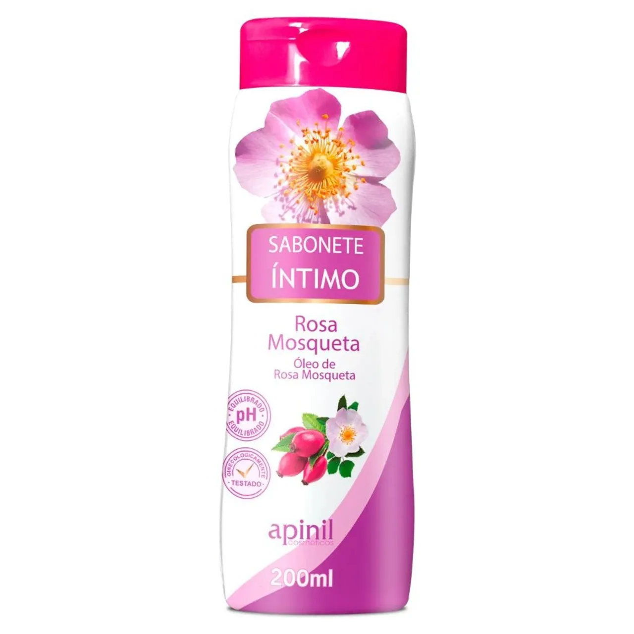 Sabonete Íntimo Rosa Mosqueta Apinil 200ml