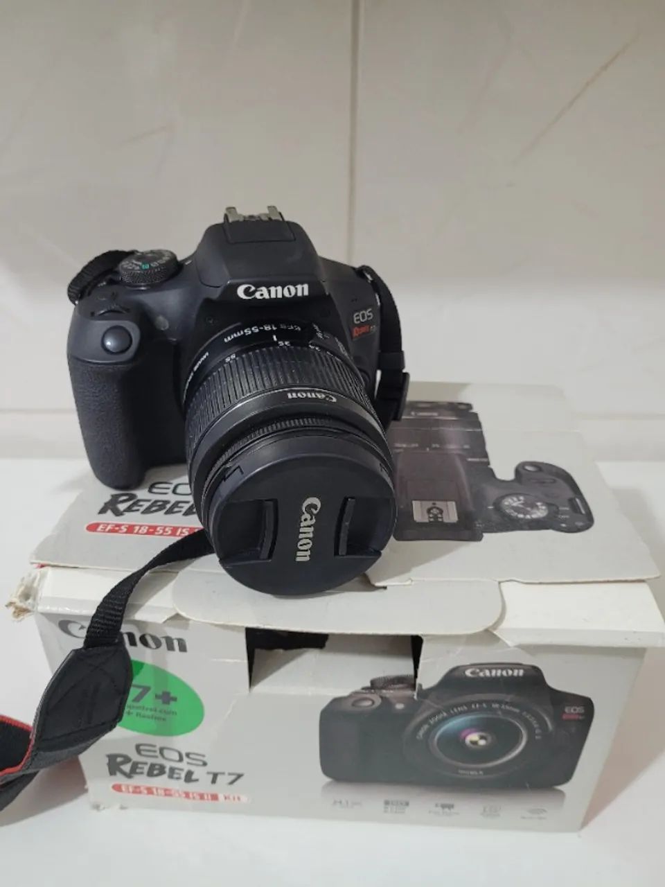 Canon t7 com lente 18-55 - Foto 2