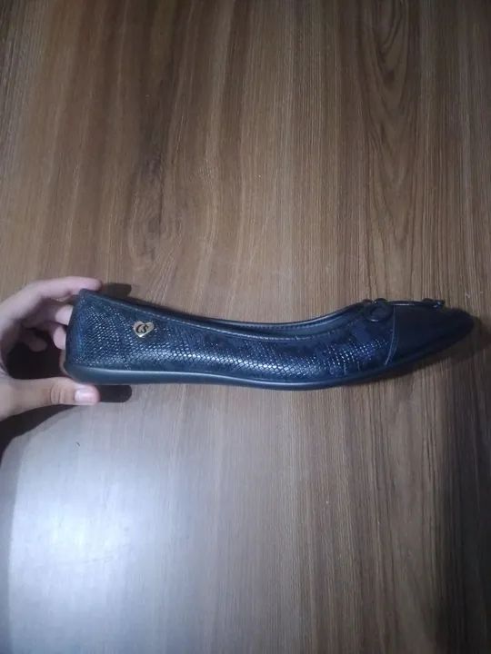 Sapatilha Feminina Preta - Foto 2