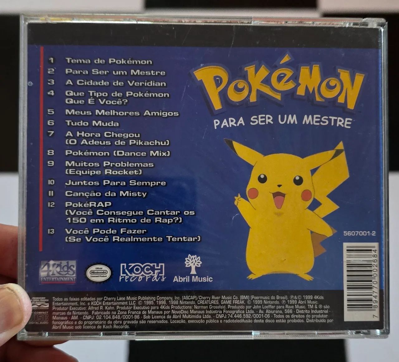 CD Pokémon - Para Ser Um Mestre - Foto 3