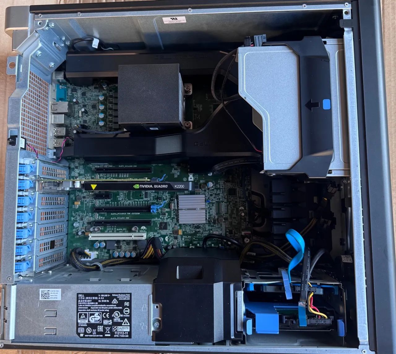 Pc Workstation Dell 5810 Xeon 2658v4 ssd 480 +hd 1tb  + quadro k2200sem trocas - Foto 4