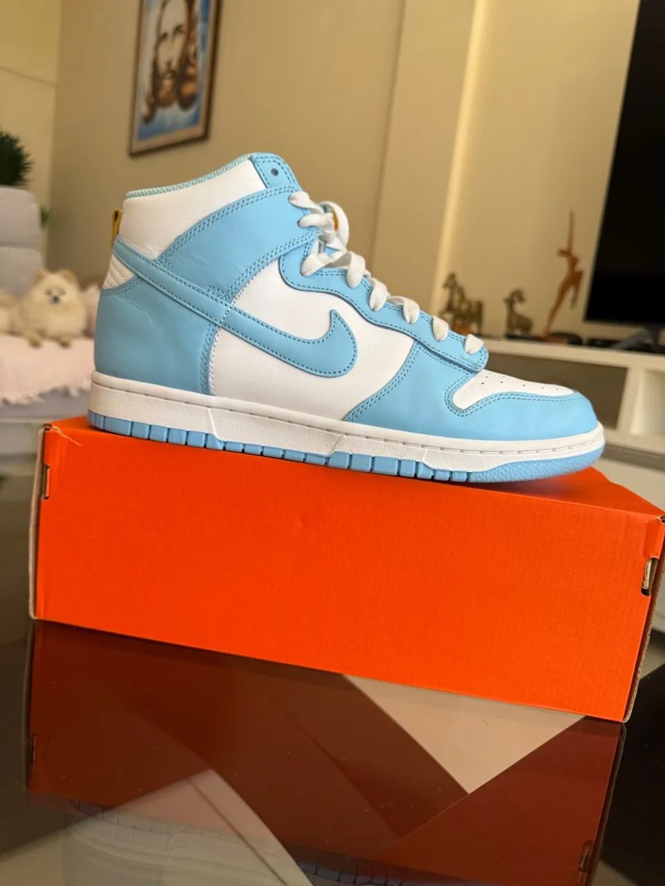 Vendo nike Dunk High Blue chil, tamanho 41, ORIGINAL com nota! Oportunidade. - Foto 4