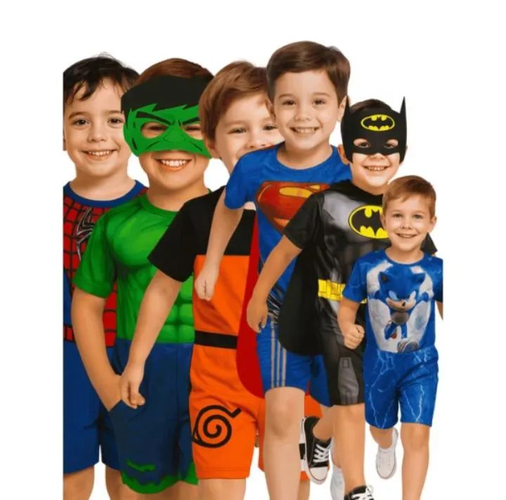 FANTASIAS DE MENINOS DE SUPER HERÓIS 