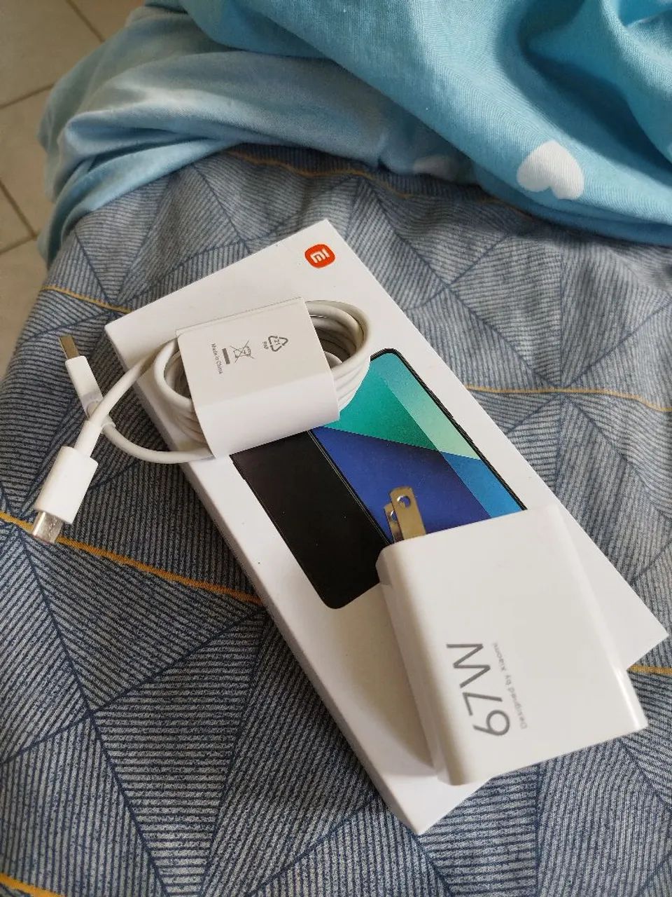 Carregador turbo Xiaomi 67W / original do poco X7