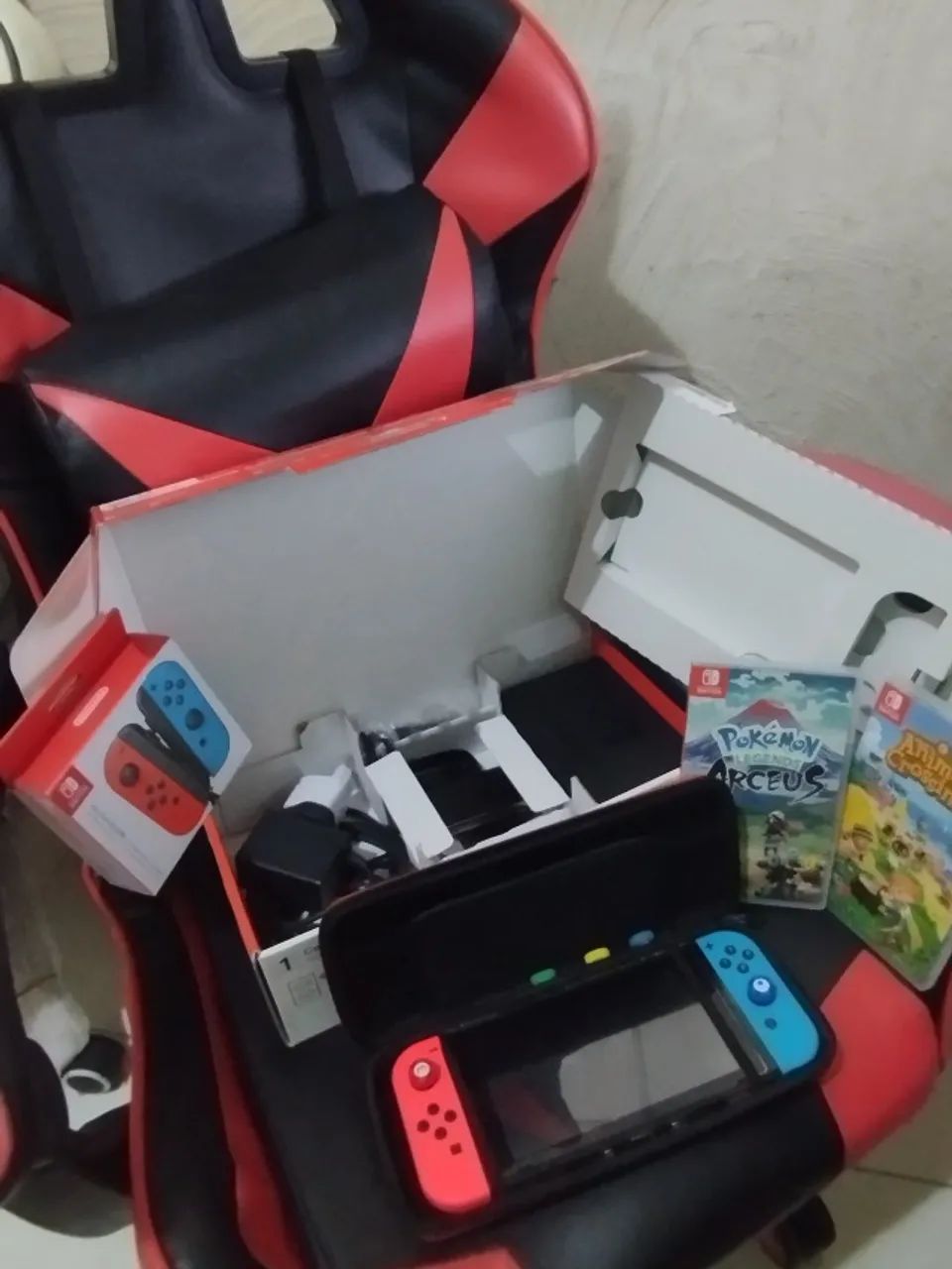 Nintendo Switch v2 (128gb) com estojo de proteção  - Foto 3