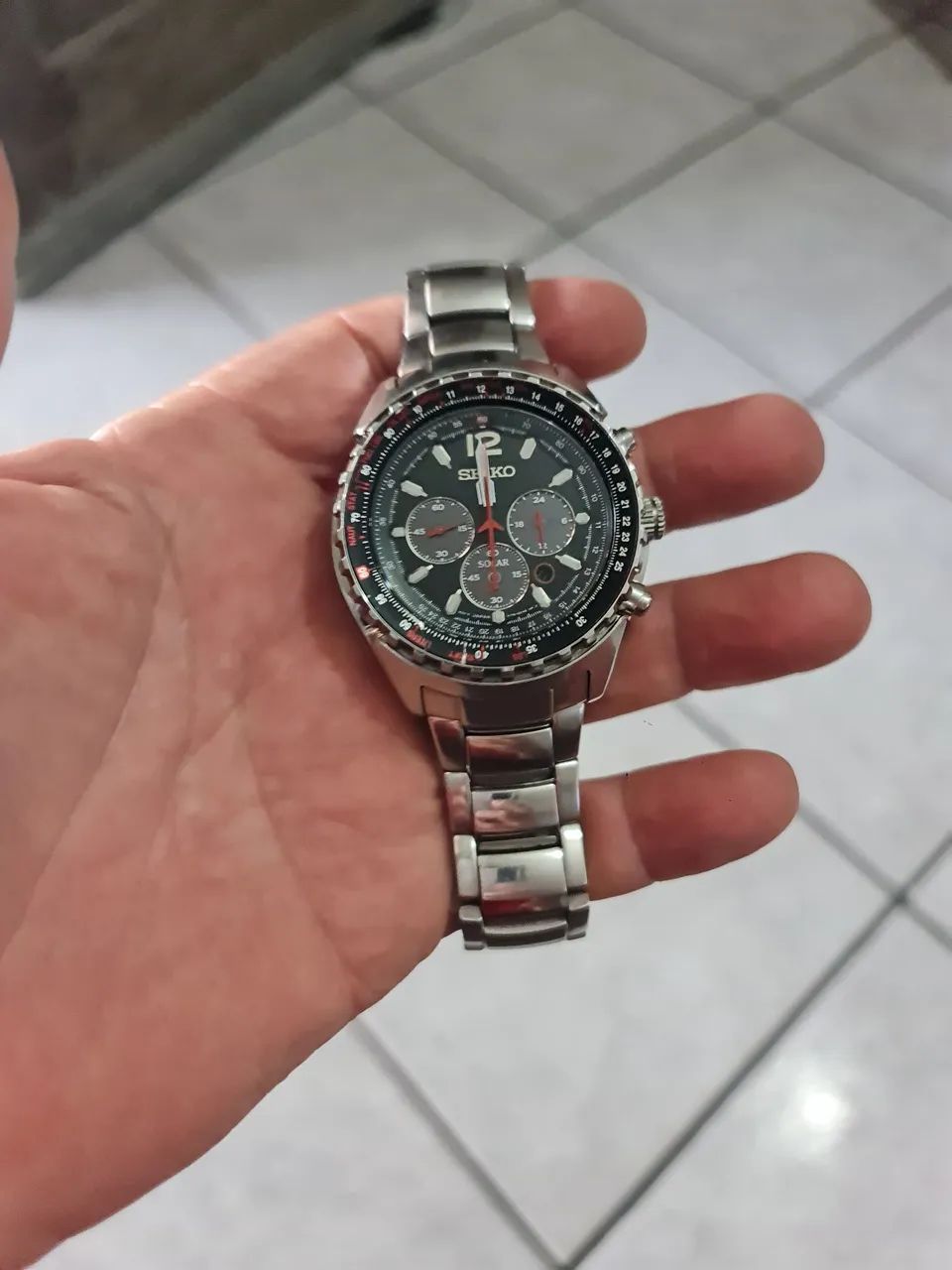 Relógio Seiko Solar Masculino