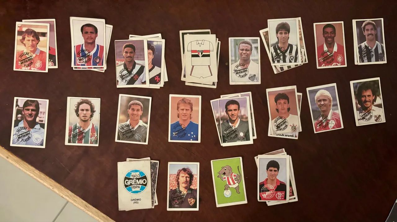 40 figurinhas Brasileirão 1989