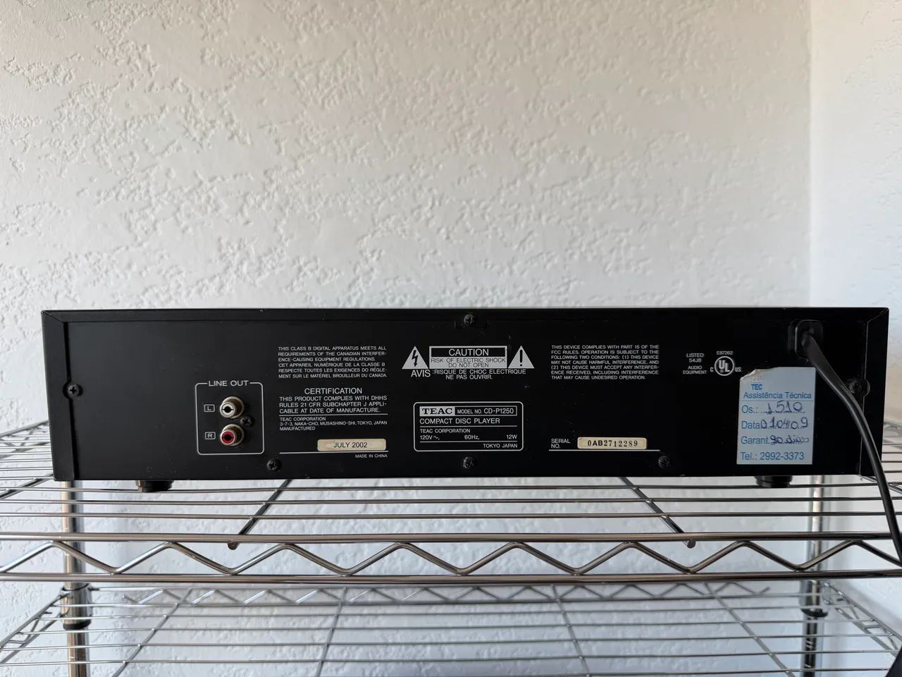 Cd Player TEAC CD-P1250 - Foto 3
