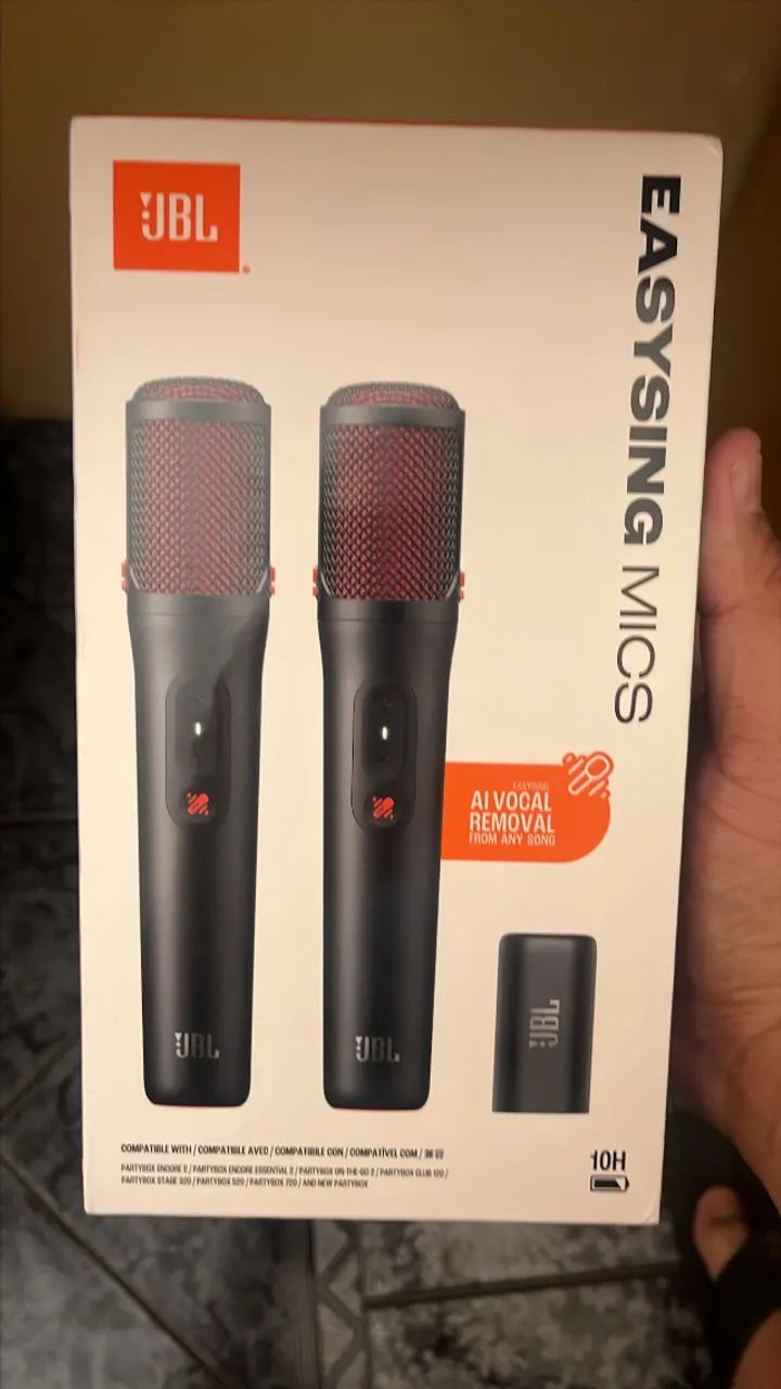 MIcrofone JBL - EasySingMIC