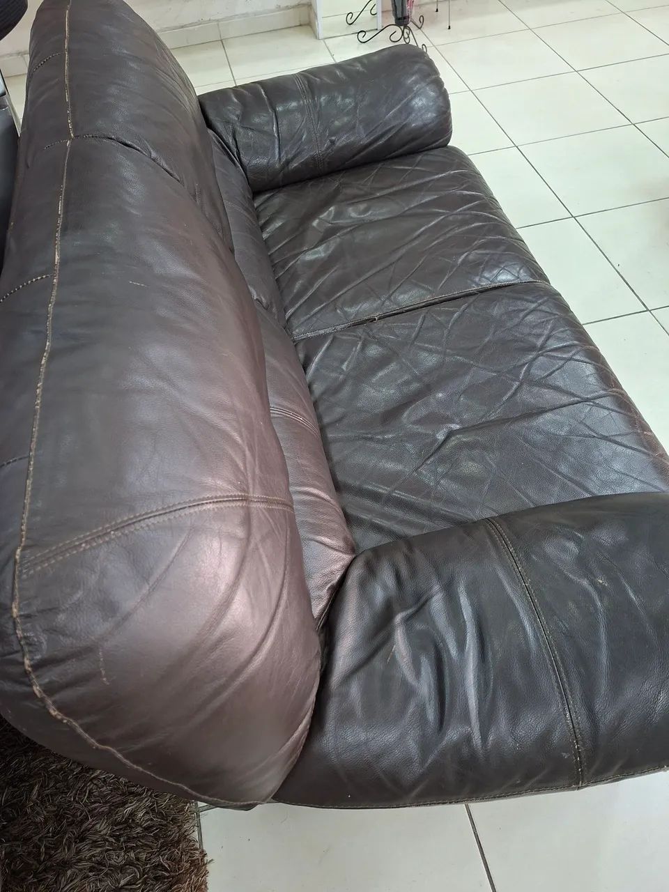 Sofá em Couro Legítimo  - Foto 2